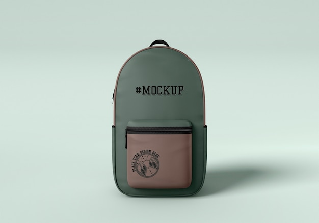 PSD mochila escolar verde e marrom