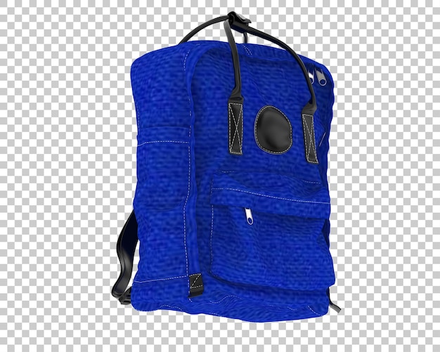 PSD mochila isolada em fundo transparente ilustração de renderização 3d