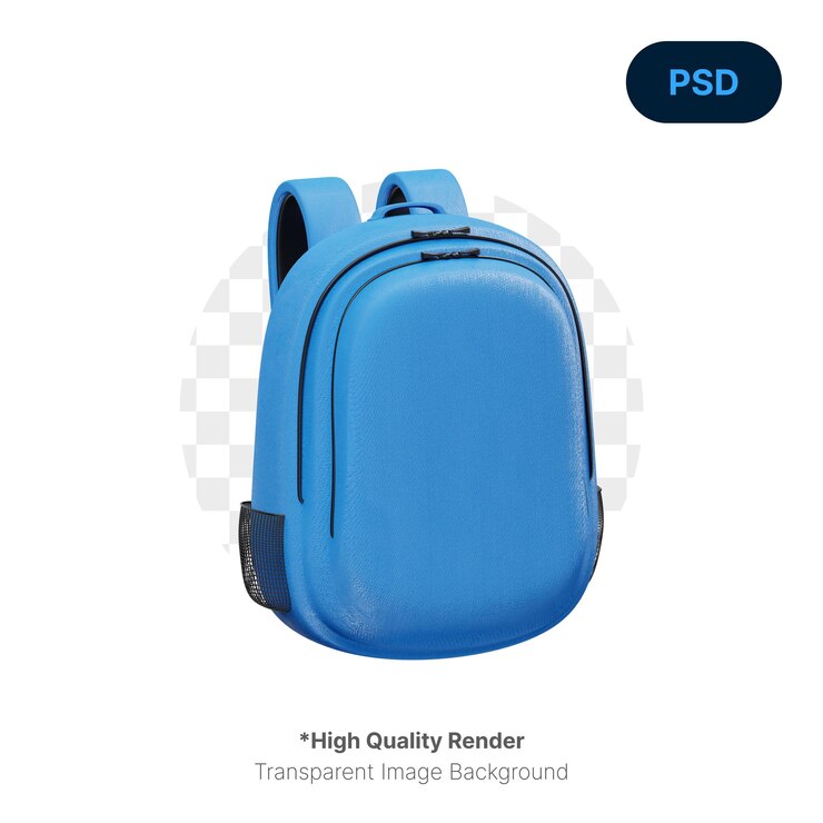 PSD mochilera 3d icon premium para el ordenador