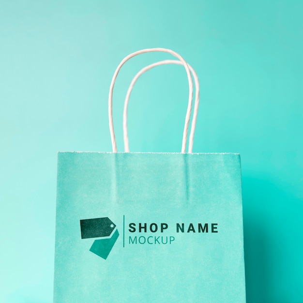 PSD mock-up bag com promoção de venda