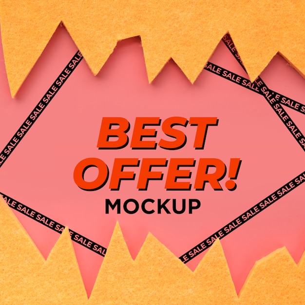 PSD mock-up bestes angebot