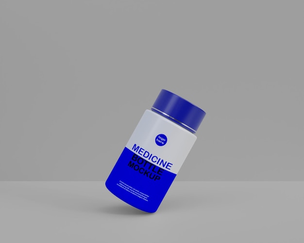Mock up de bote de medicinas