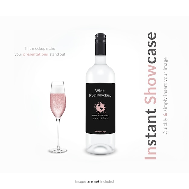 Mock up de botella