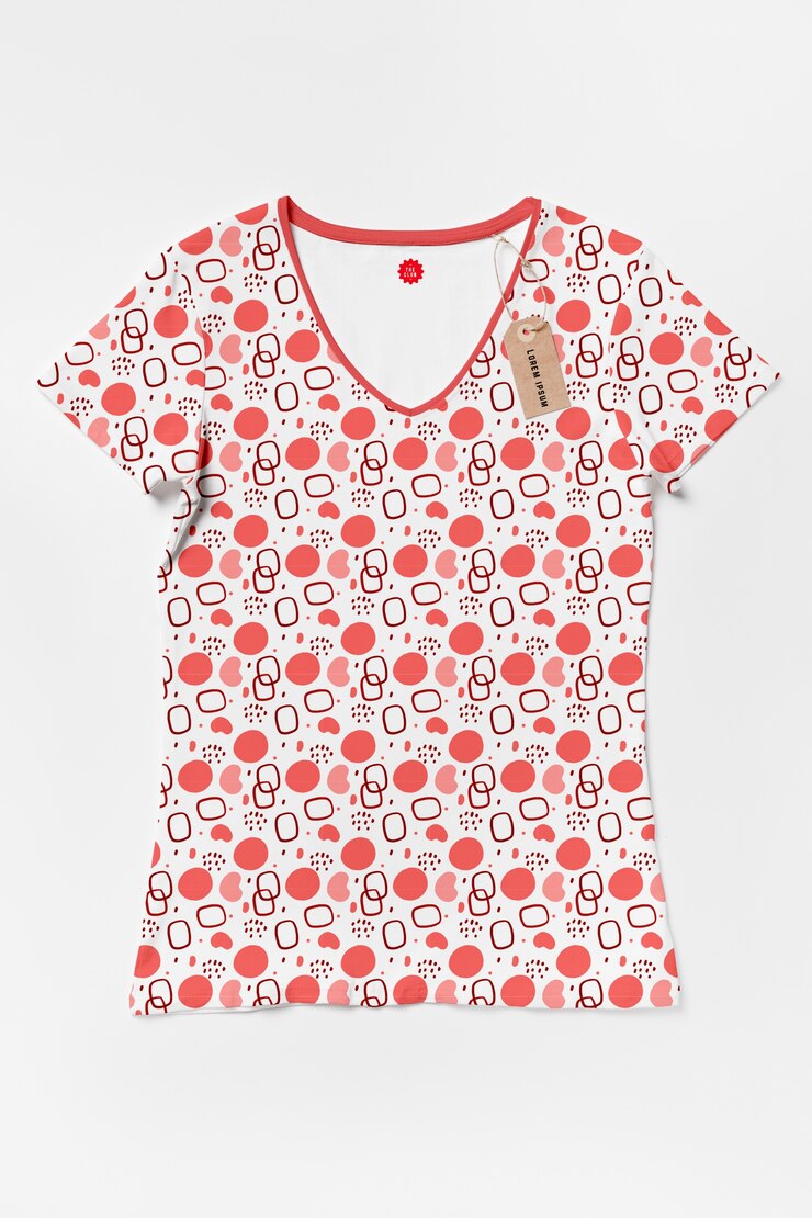 PSD mock-up colorato concetto camicia