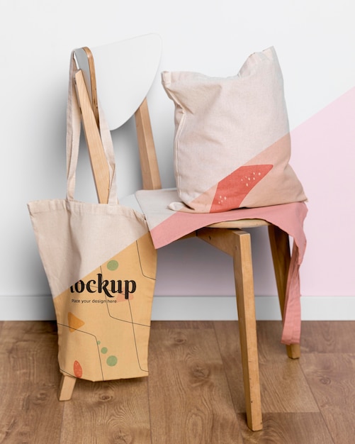 Mock-up concrpt di borsa carina
