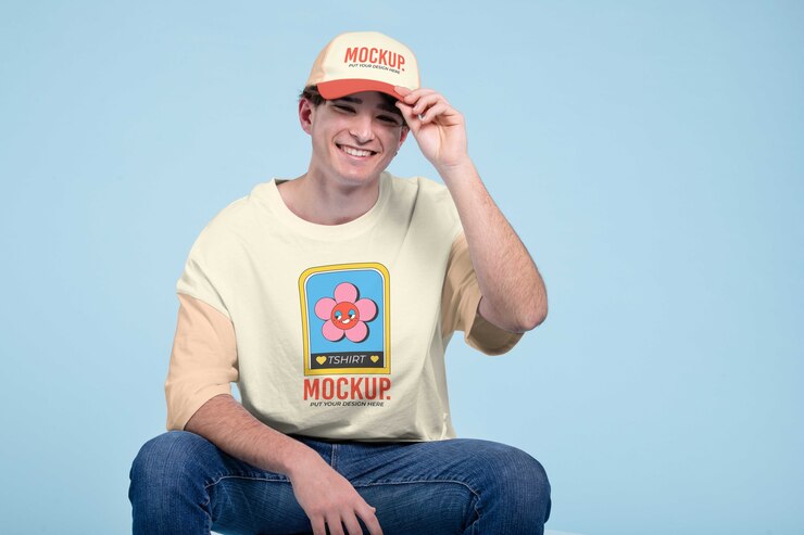 PSD mock-up da portare della camicia dell'uomo