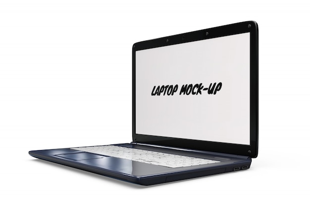 Mock-up de laptop isolado
