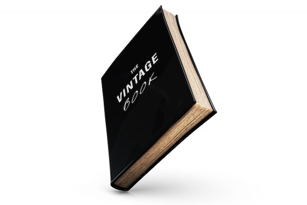 Mock-up de livro vintage