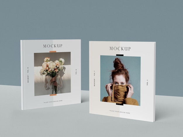 Mock-up della rivista editoriale di Squares