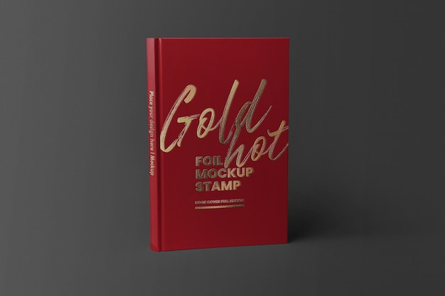 Mock-up-Design für Hardcover-Bucheinband