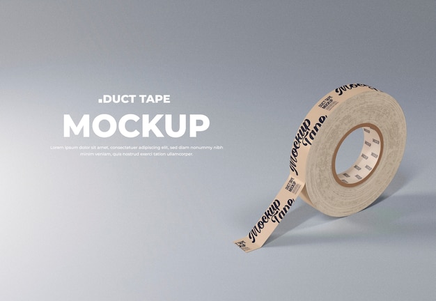 Mock-up-Design für Klebebandrollen