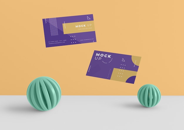 Mock-up di concetto di forme geometriche