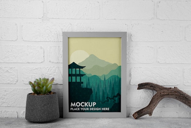 Mock-up di cornice con poster