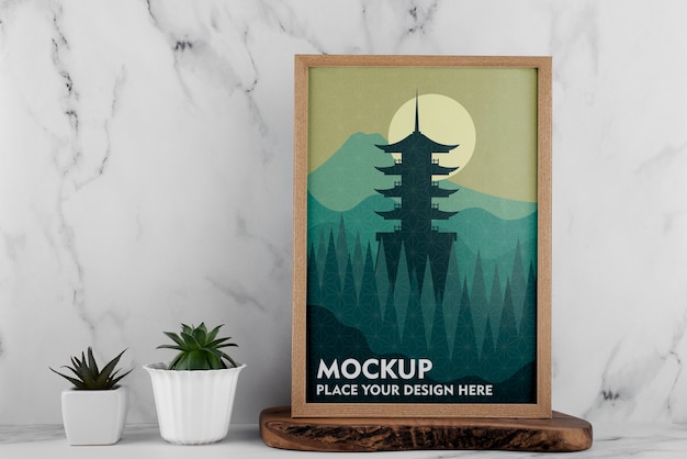 Mock-up di cornice con poster