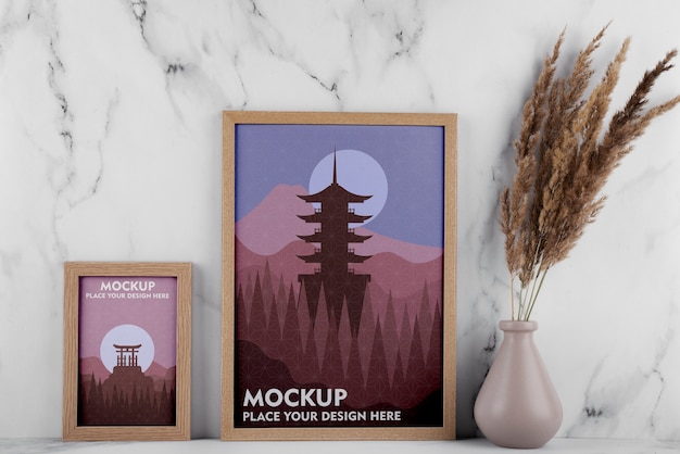 Mock-up di cornice con poster