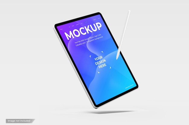 Mock-up De L'écran De La Tablette