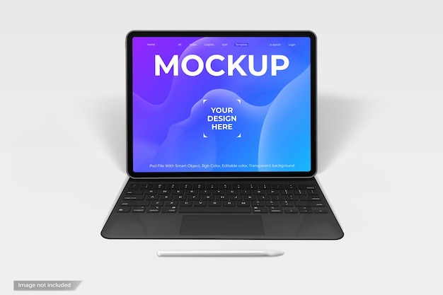Mock-up De L'écran De La Tablette