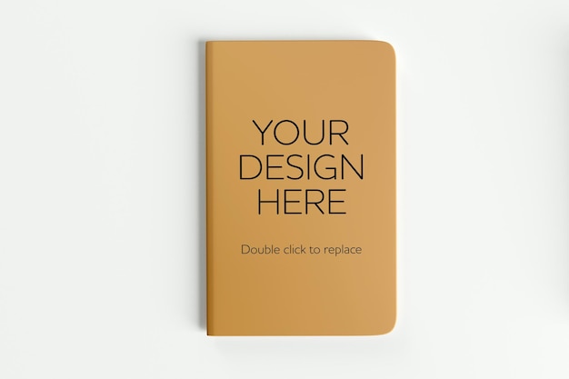 Mock-up eines notebook-3d-rendering