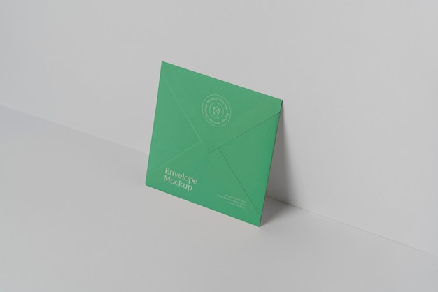 Mock-up für quadratische Papierumschläge