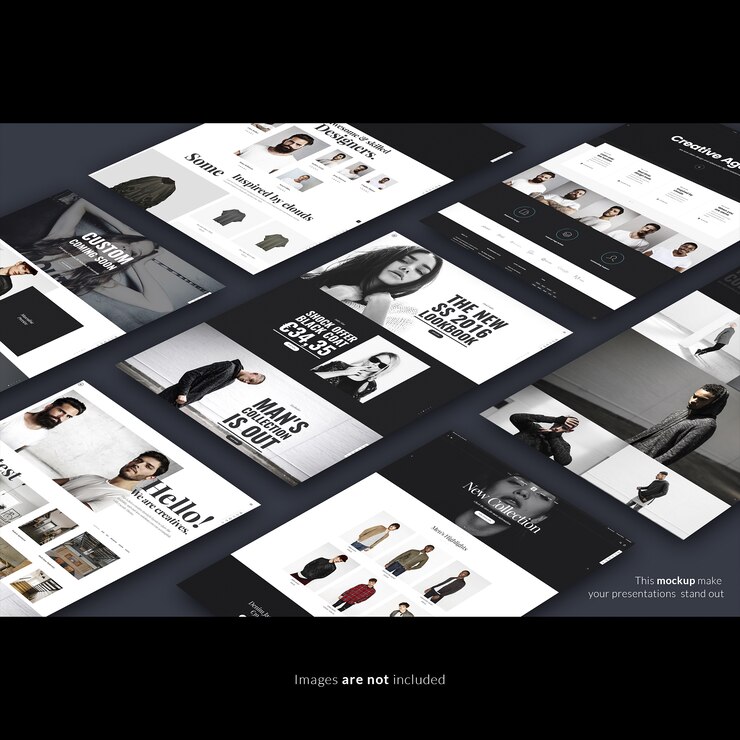PSD mock up halaman web