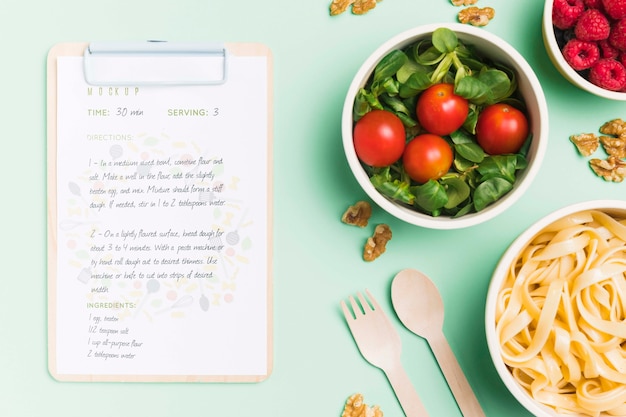 Mock-up lunch al lavoro