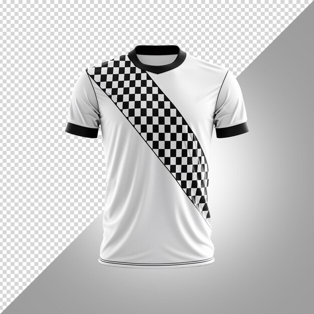 PSD mock-up de maillot de sport isolé sur fond blanc