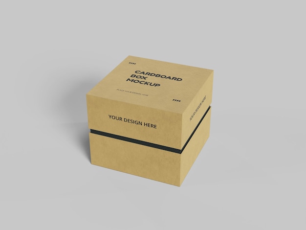 Mock-up-manschettenbox-paket