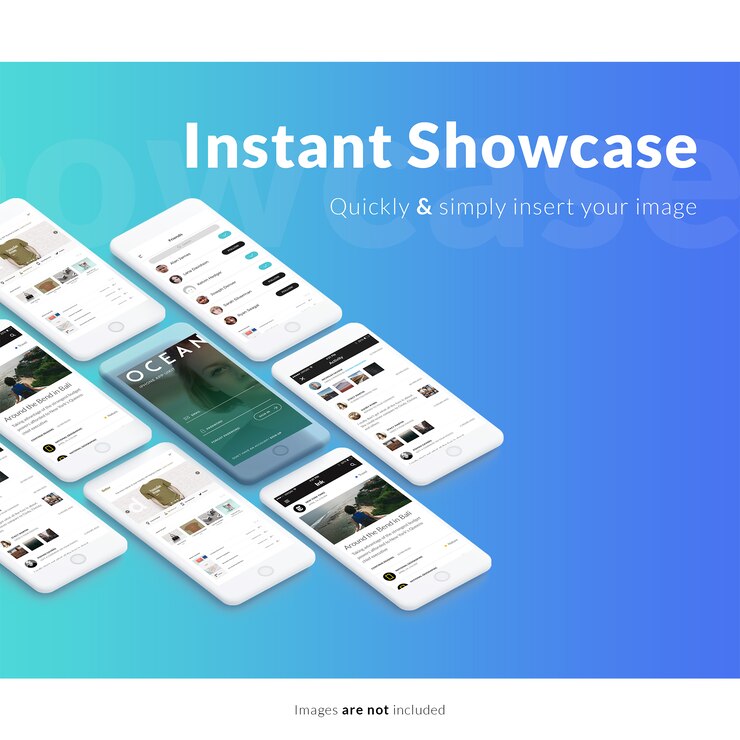 PSD mock up de pantalla realista