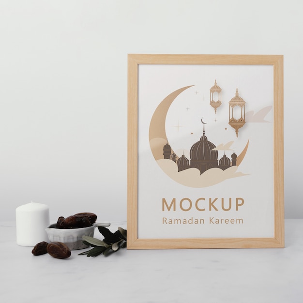 Mock-up-Ramadan-Rahmenanordnung