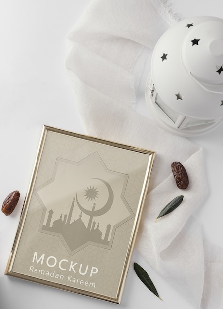 Mock-up-Ramadan-Rahmenanordnung