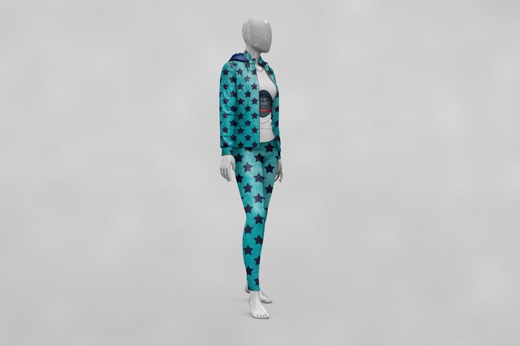 PSD mock up de ropa deportiva de mujer
