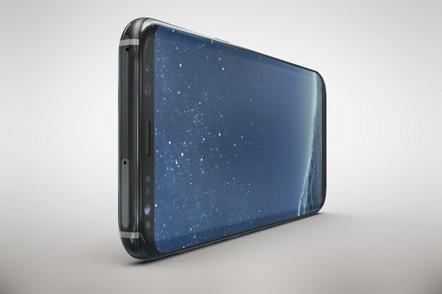Mock up de smartphone negro