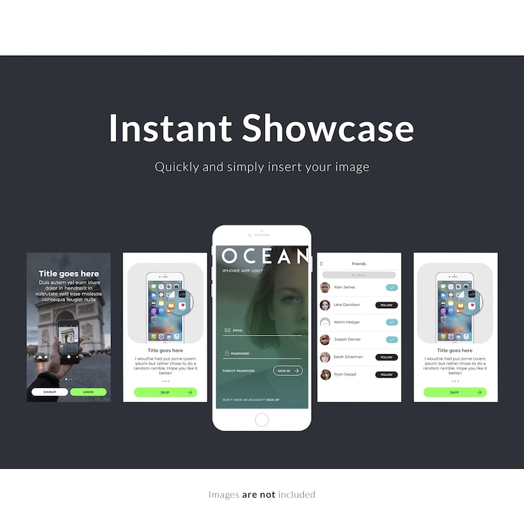 PSD mock up de smartphone y pantallas