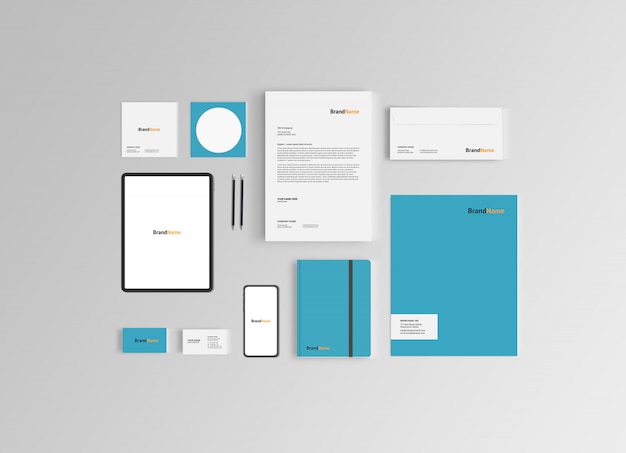Mock-up stazionario marcante a caldo
