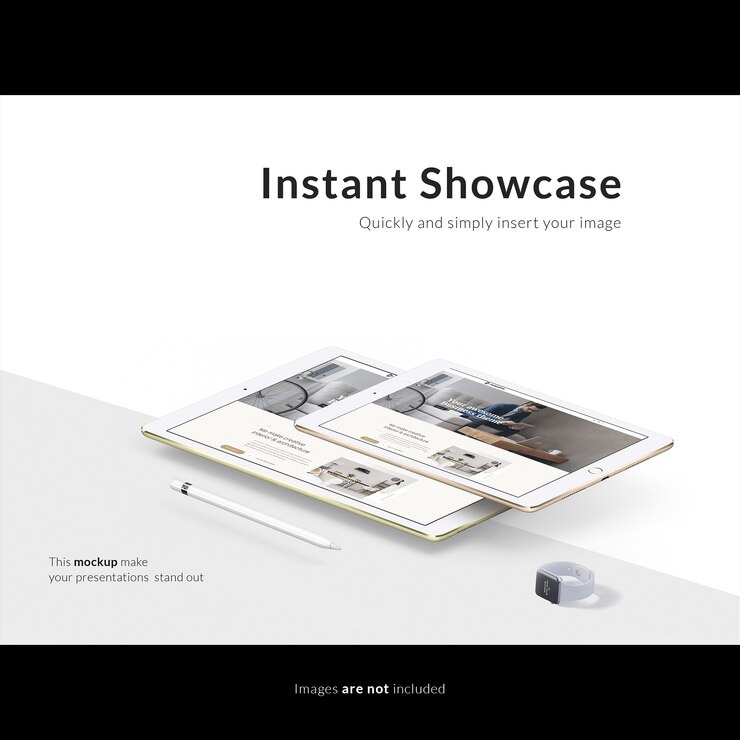 PSD mock up de tabletas