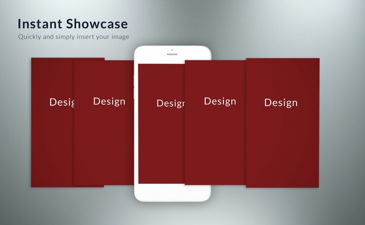 Mock up de teléfono móvil