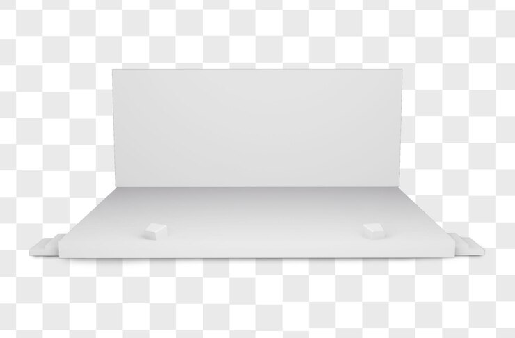 PSD mockup 3d del escenario delantero