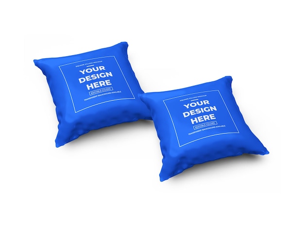 Mockup 3d square pillow