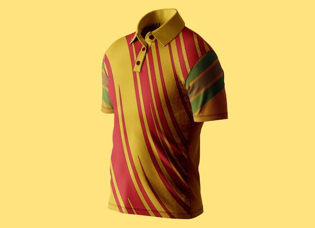 Mockup a maniche corte con maglietta polo