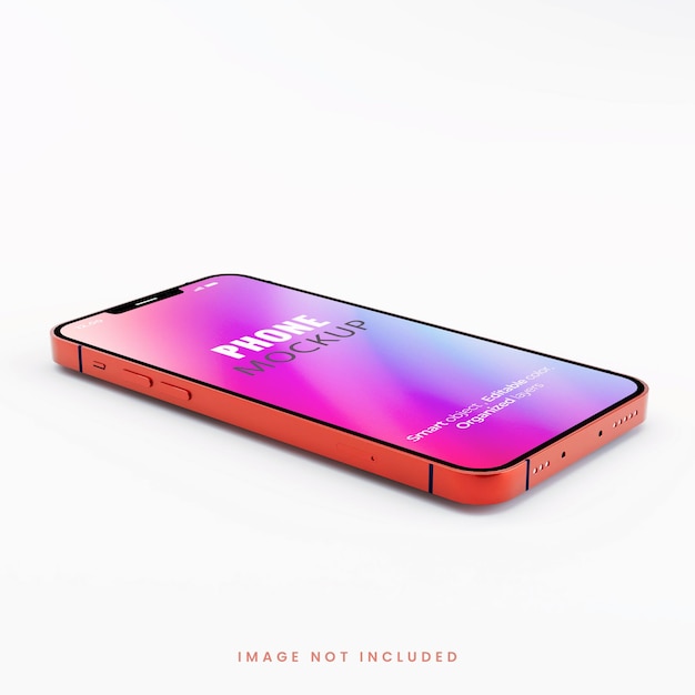 Mockup a schermo intero per smartphone