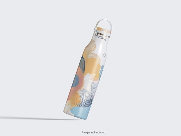 Mockup de agua de pulgar archivo PSD editable para su presentación de diseño