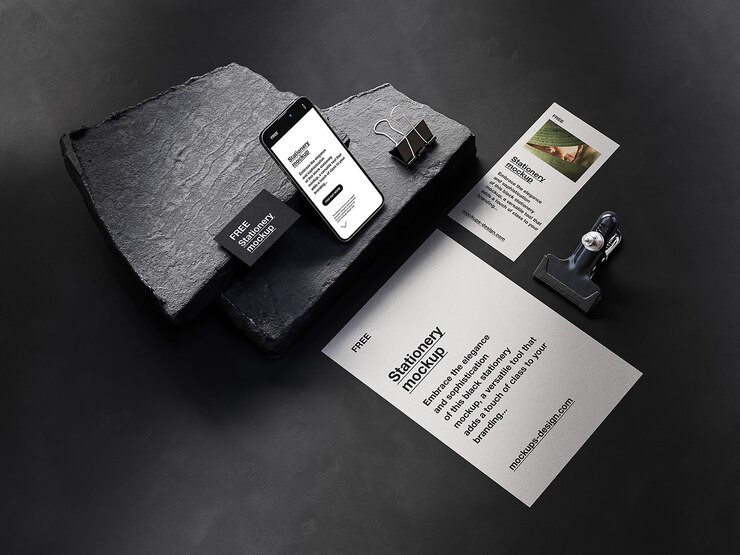 PSD mockup alat tulis