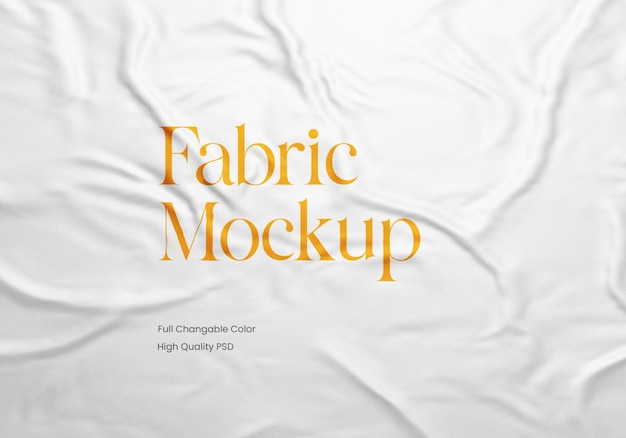 Mockup auf Stoff-Logo