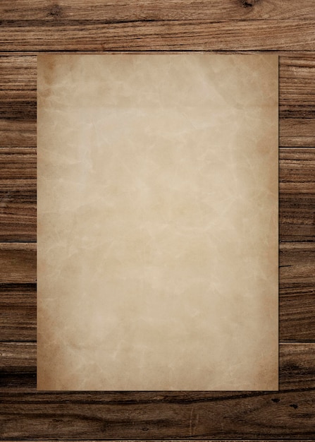 Mockup aus Vintage-braunem Papier mit Textur