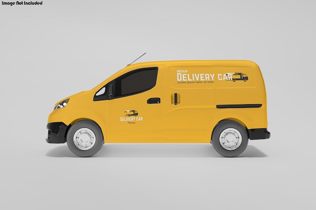 Mockup de un automóvil