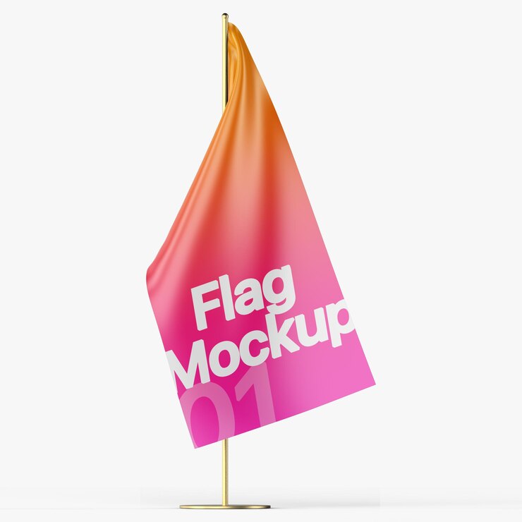 Mockup de la bandera