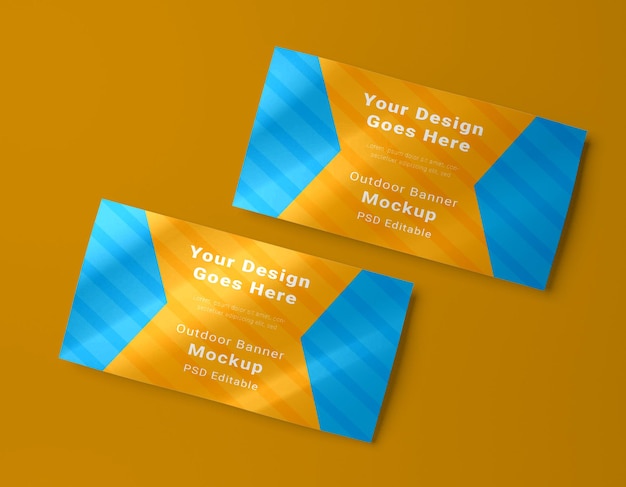 Mockup de banner del PSD