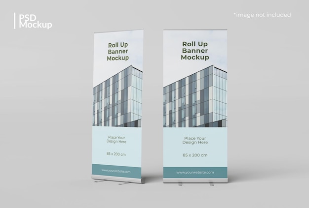 Mockup de banner roll up