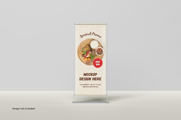 Mockup de banner roll up