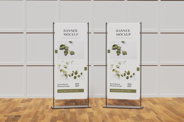 Mockup de banner roll up